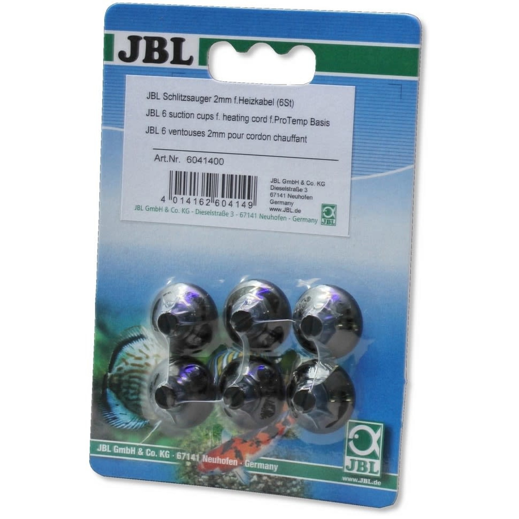 JBL JBL slotted suction cup, 2mm - Set of 6
