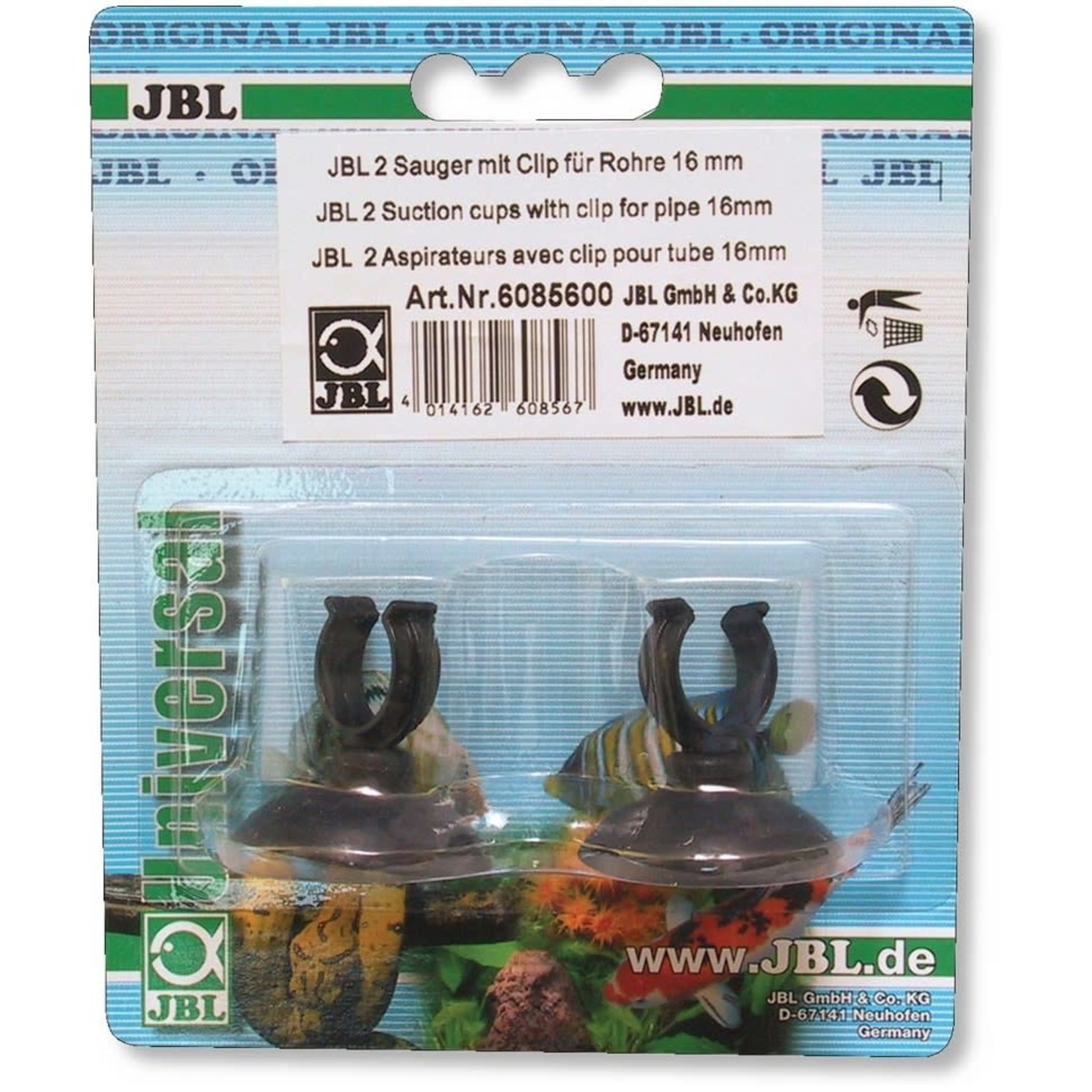 JBL JBL suction cup with clip, 16 mm - Set of 2