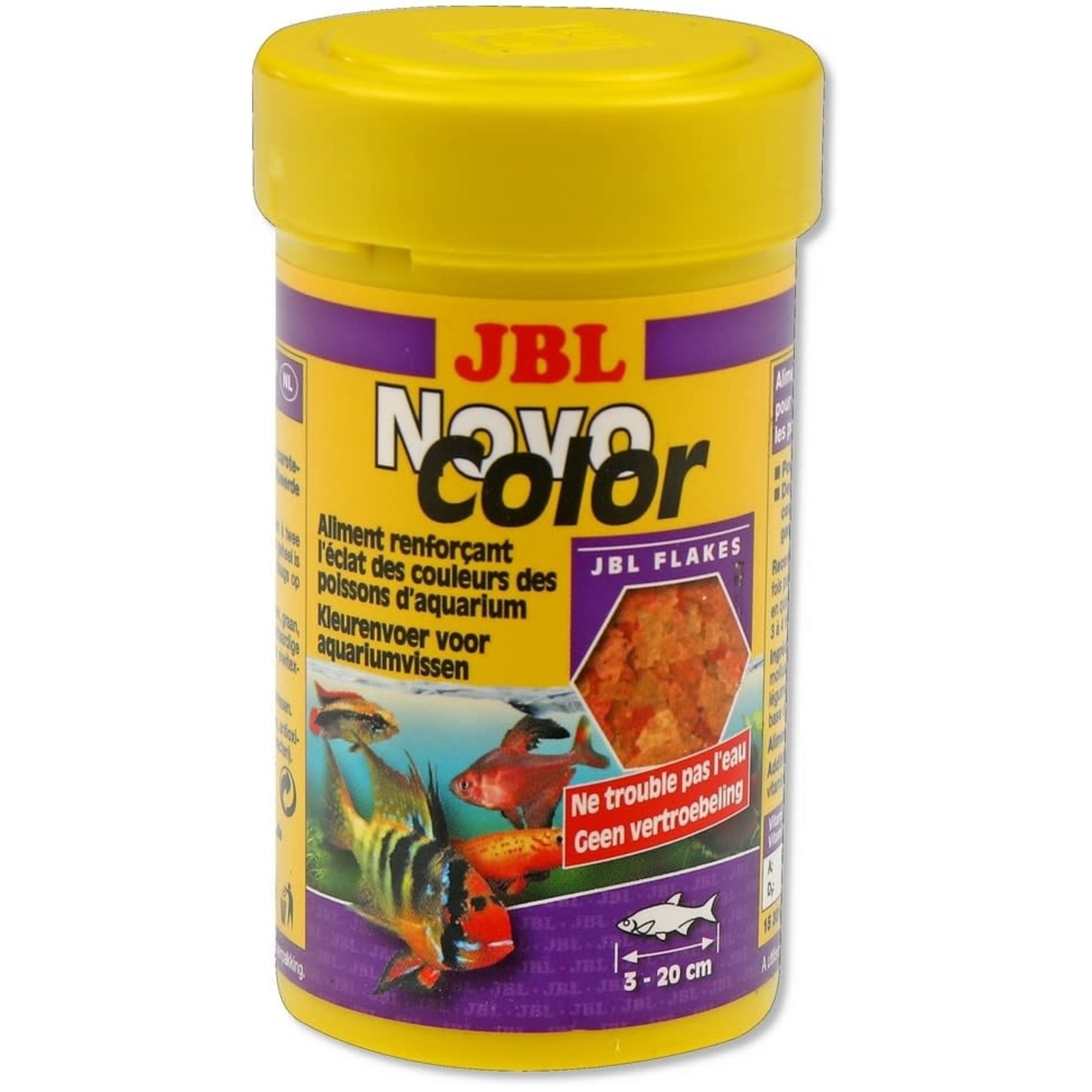 JBL JBL NovoColor Fish Food Flakes - 250ml