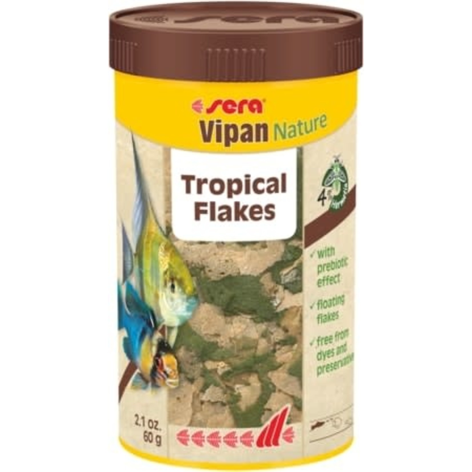 Sera sera Vipan Nature Tropical Flakes - 250ml