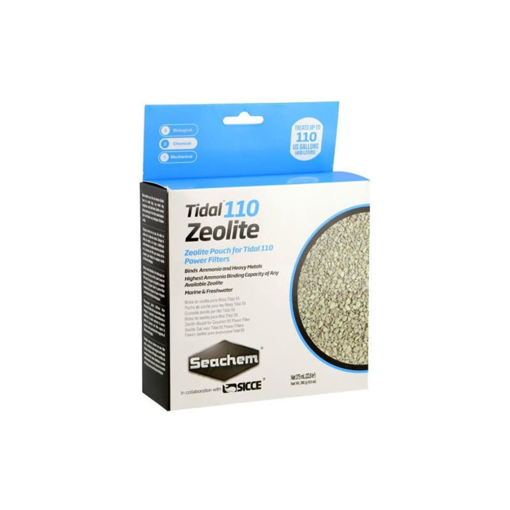 Seachem Seachem Tidal 110 Zeolite™ for Tidal 110 External Filter - 375ml