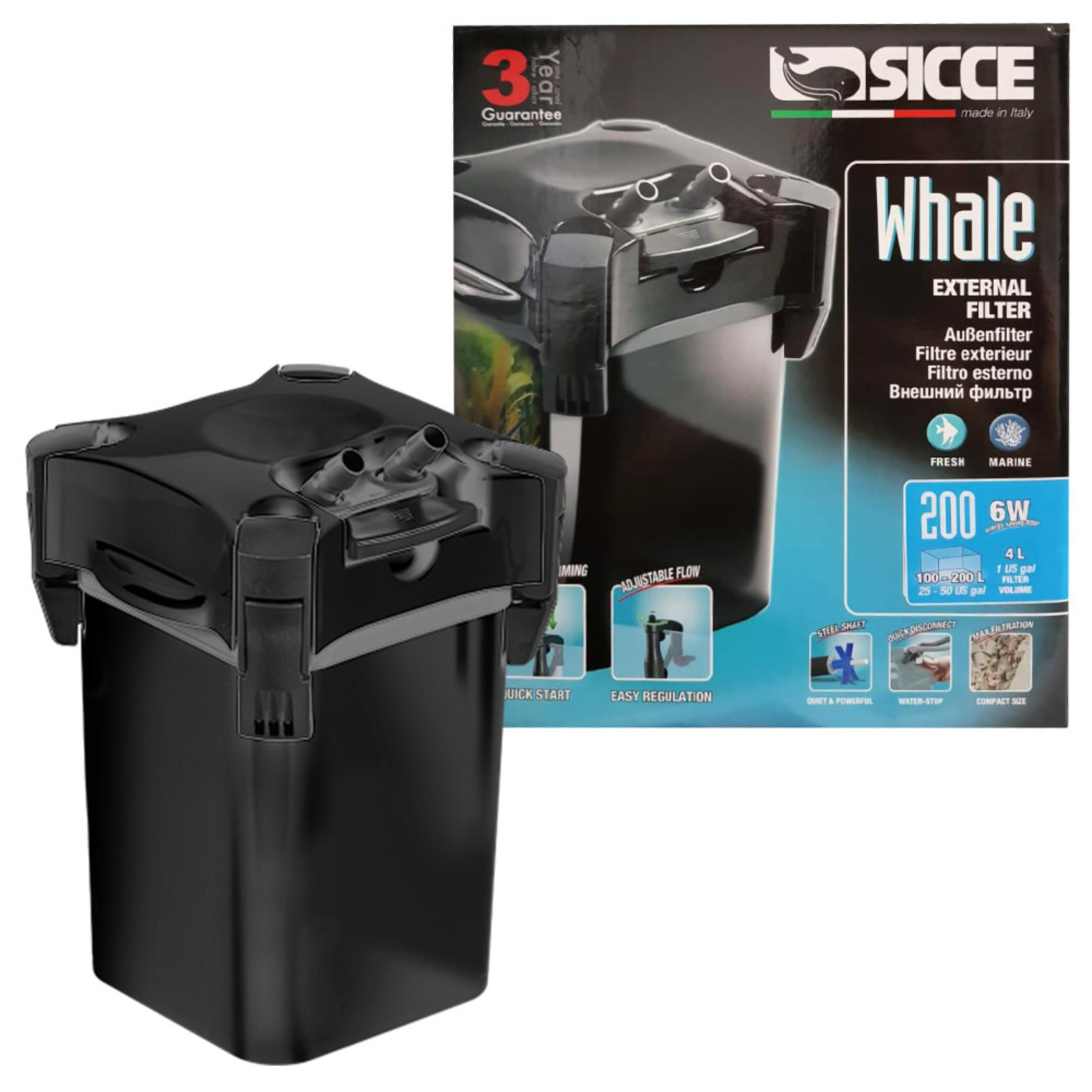 Sicce Whale 200 Canister Filter
