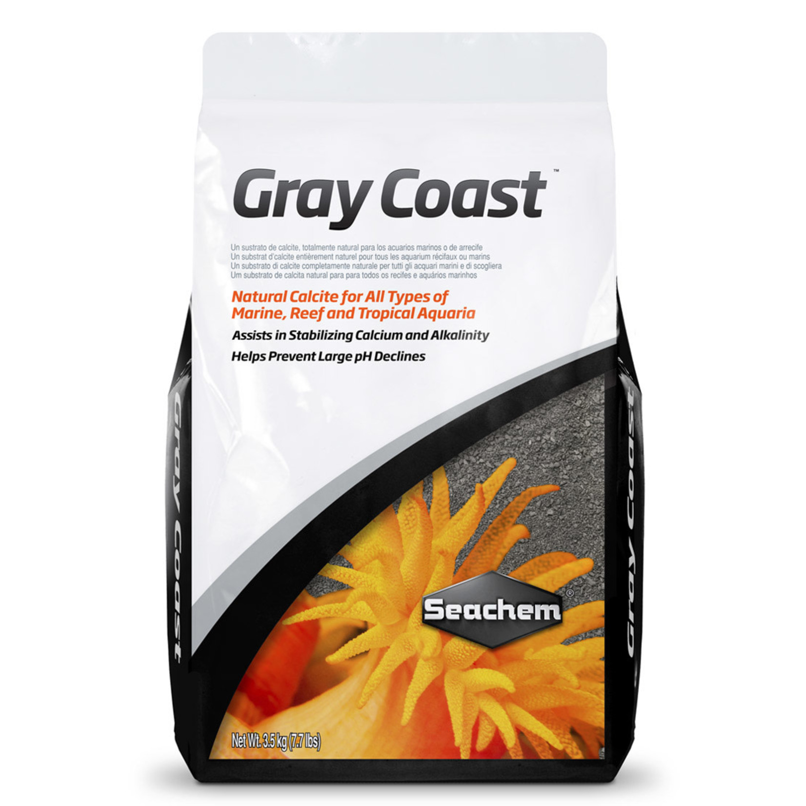 Seachem Seachem Gray Coast Gravel Substrate - 3.5kg / 7.7lbs