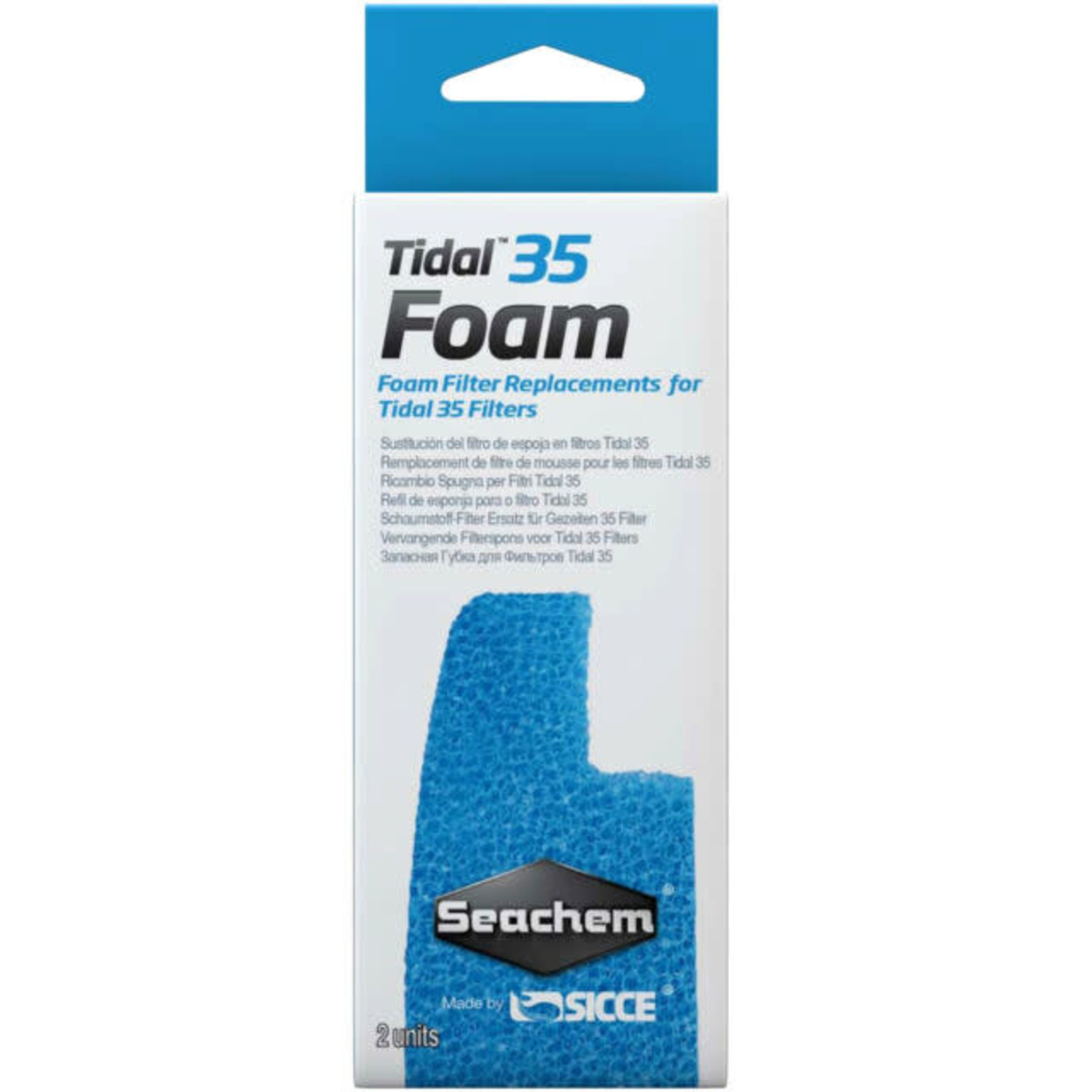Seachem Seachem Tidal 35 Foam Filter Sponges for Tidal 35 External Filter - 2 pack