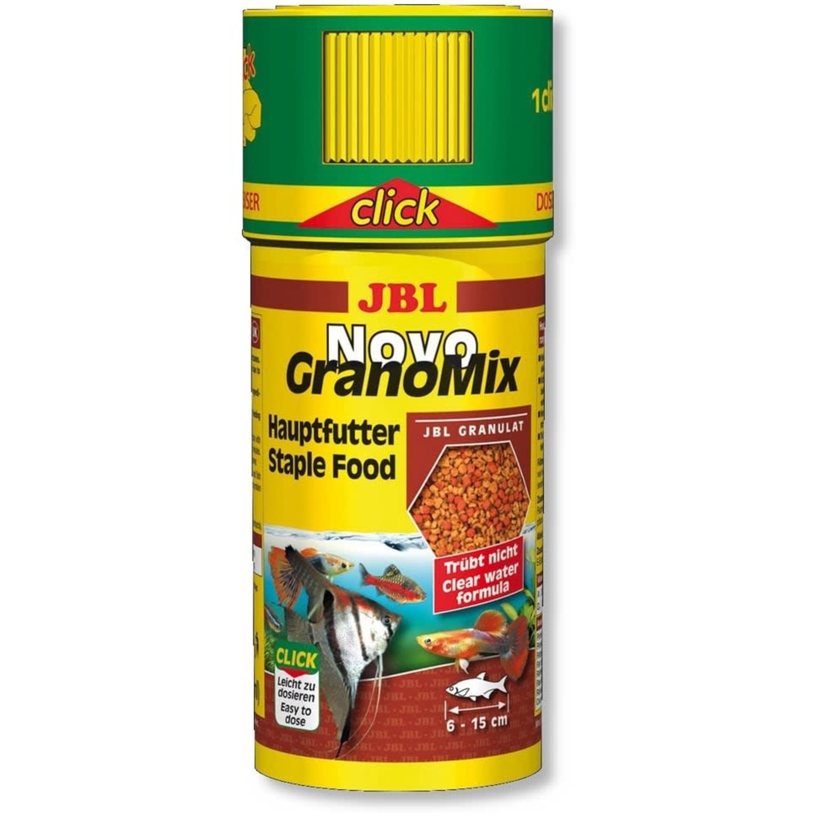 JBL JBL NovoGranoMix CLICK Fish Food Pellets - 250ml