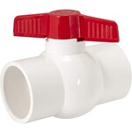 Flo 2" PVC Ball Valve - Slip x Slip Ends