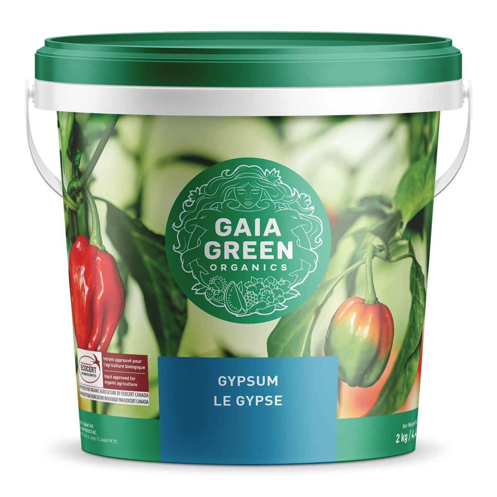 Gaia Green Agricultural Gypsum 2 kg Pail