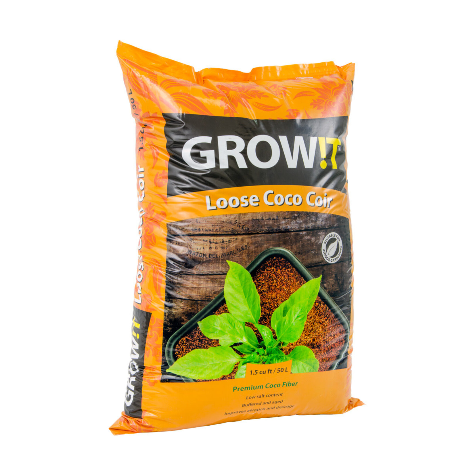 Growit GROW!T Loose Coco Coir - 1.5 cu ft