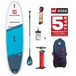 Red PaddleCo 22 Red 10'6" Ride CT Package Inflatable Paddle Board Blue