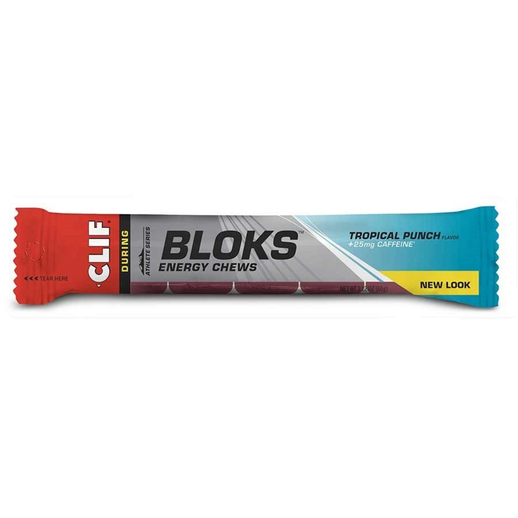 Clif Clif, Bloks, Chews, Tropical punch, Caffeinated