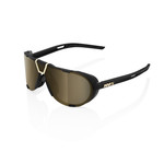 100% 100% Westcraft Sunglasses, Soft Tact Black frame - Gold Mirror Lens