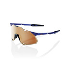 100% HYPERCRAFT XS - GLOSS COBALT BLUE - HIPER COPPER MIRROR Glasses