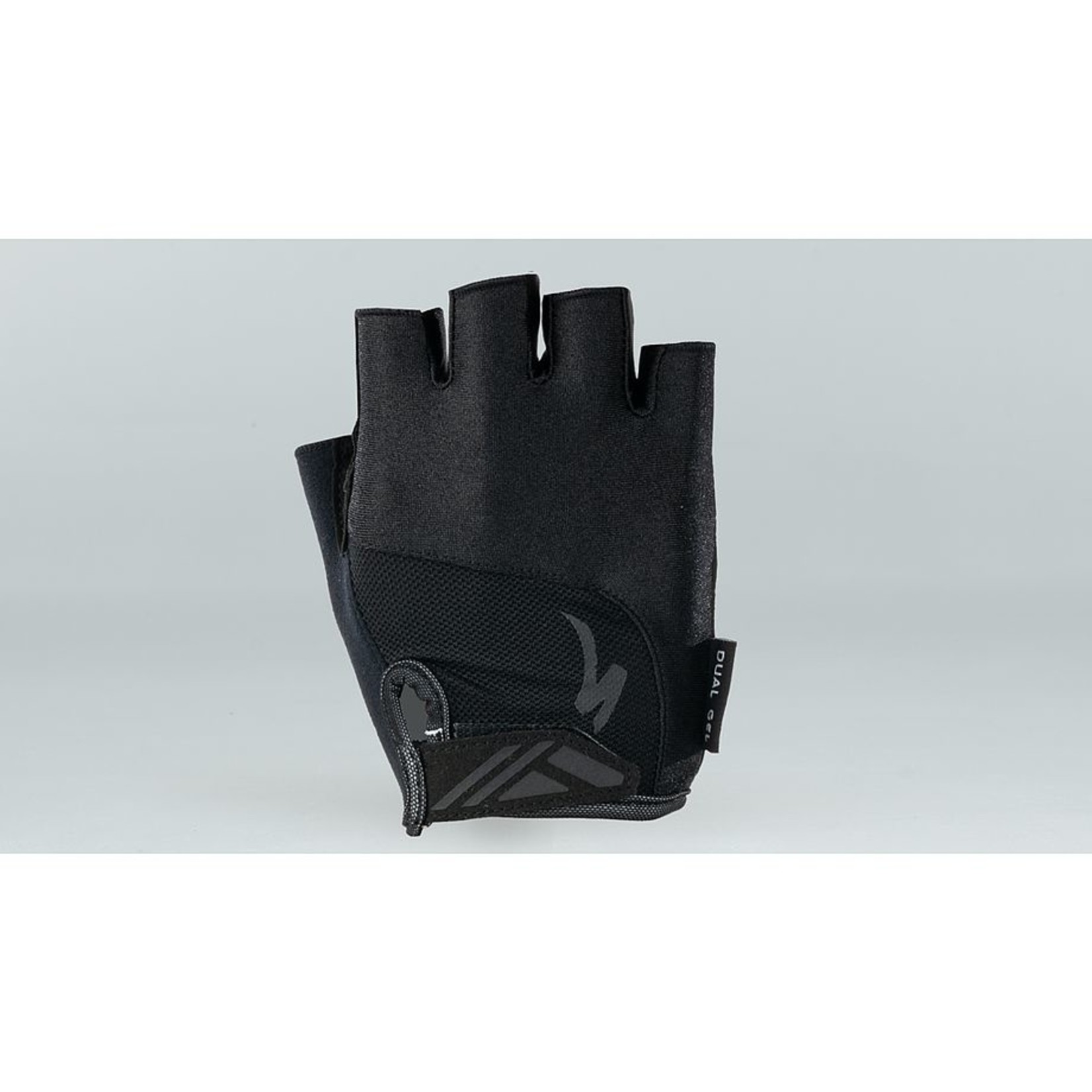 Specialized Mens Body Geometry Dual-Gel Short Finger Gloves in Black