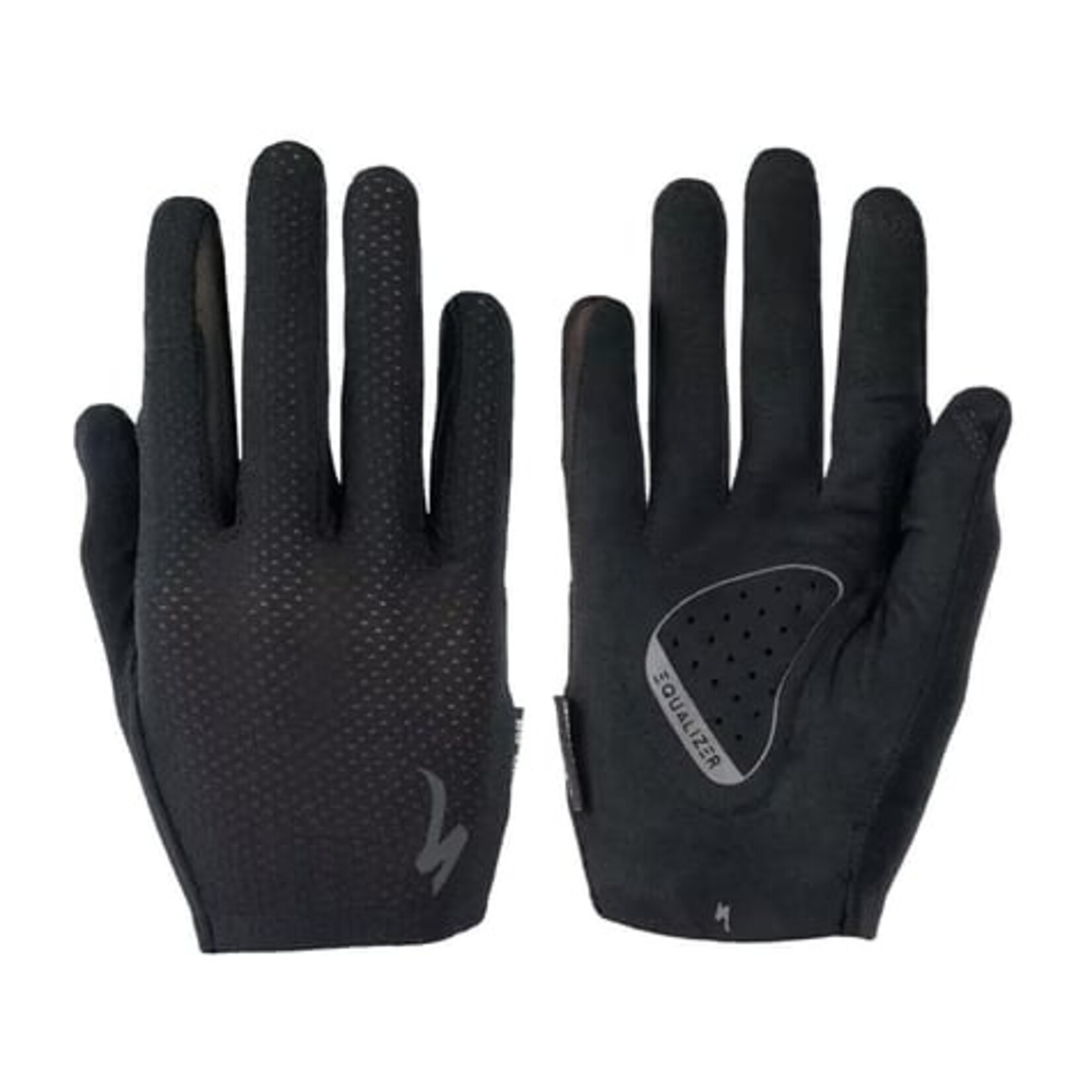 Specialized Mens Body Geometry Grail Long Finger Gloves in Black