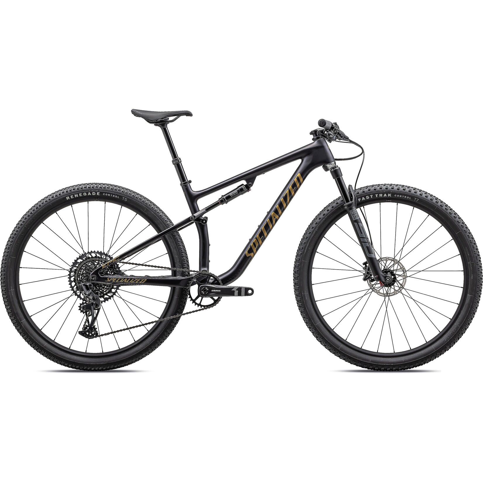 Specialized Epic Comp 2023 in GLOSS MIDNIGHT SHADOW  HARVEST GOLD METALLIC