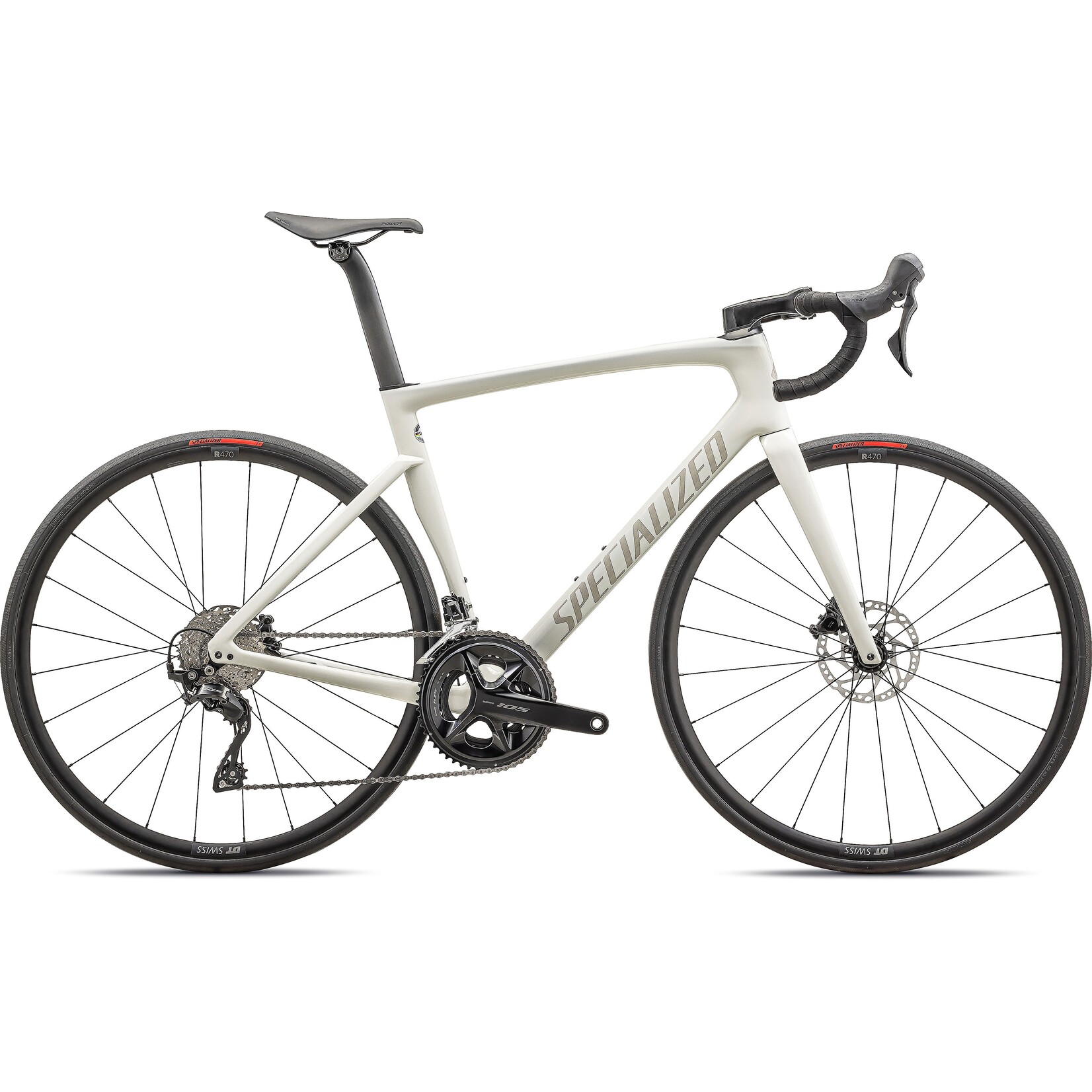 Specialized Tarmac SL7 Sport - Shimano 105 in GLOSS DUNE WHITE / 10% CHAOS PEARL