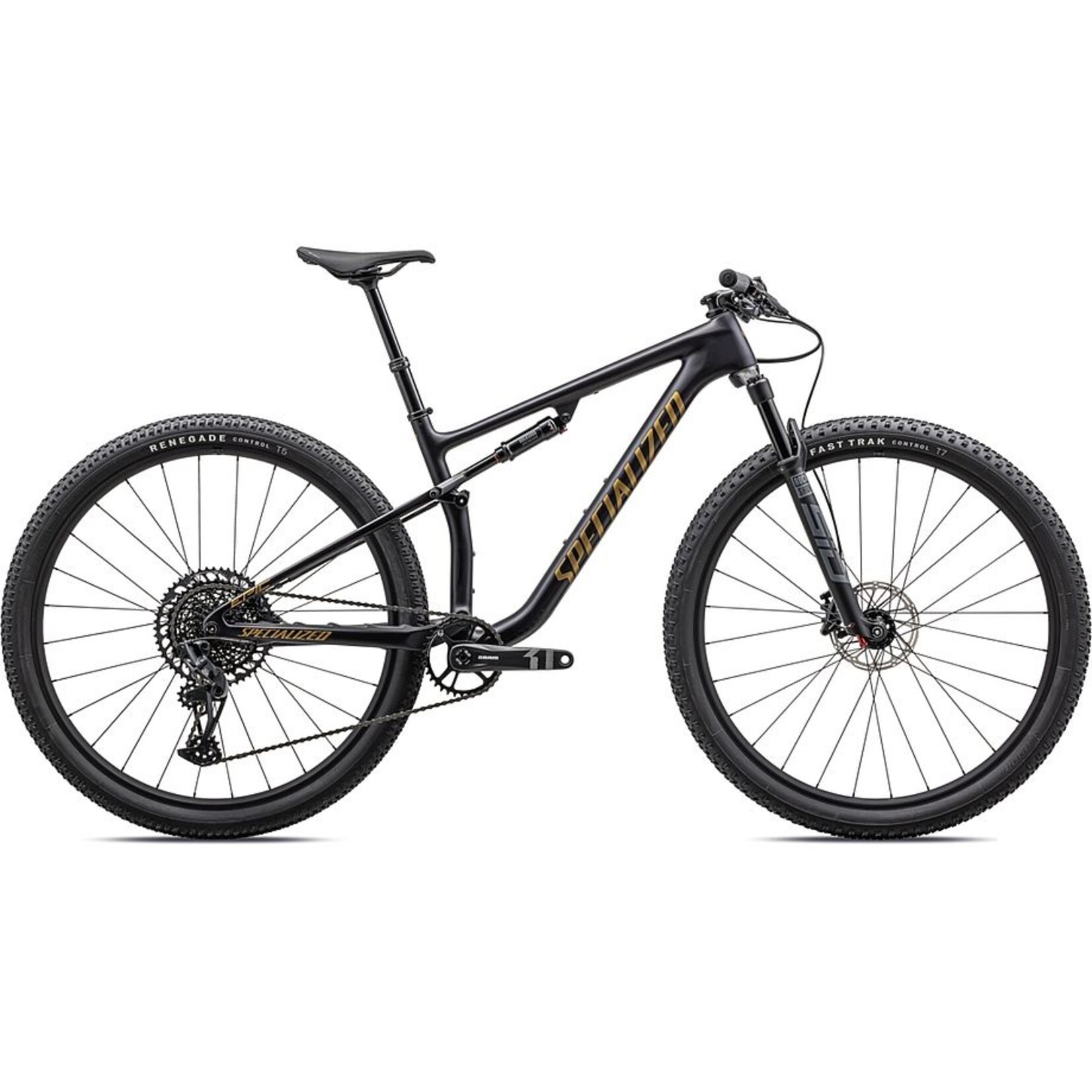 Specialized Epic Comp 2023 in GLOSS MIDNIGHT SHADOW  HARVEST GOLD METALLIC