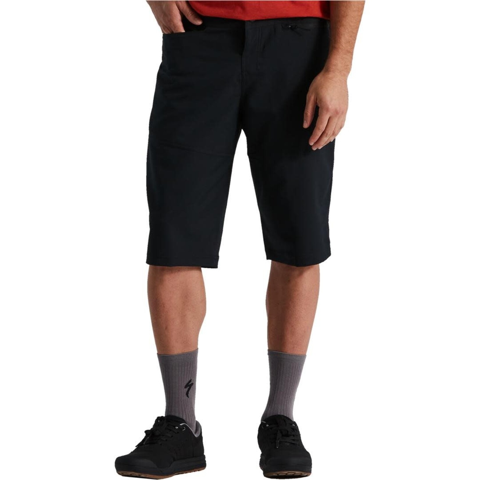 Specialized Mens Trail Shorts with Liner in Black