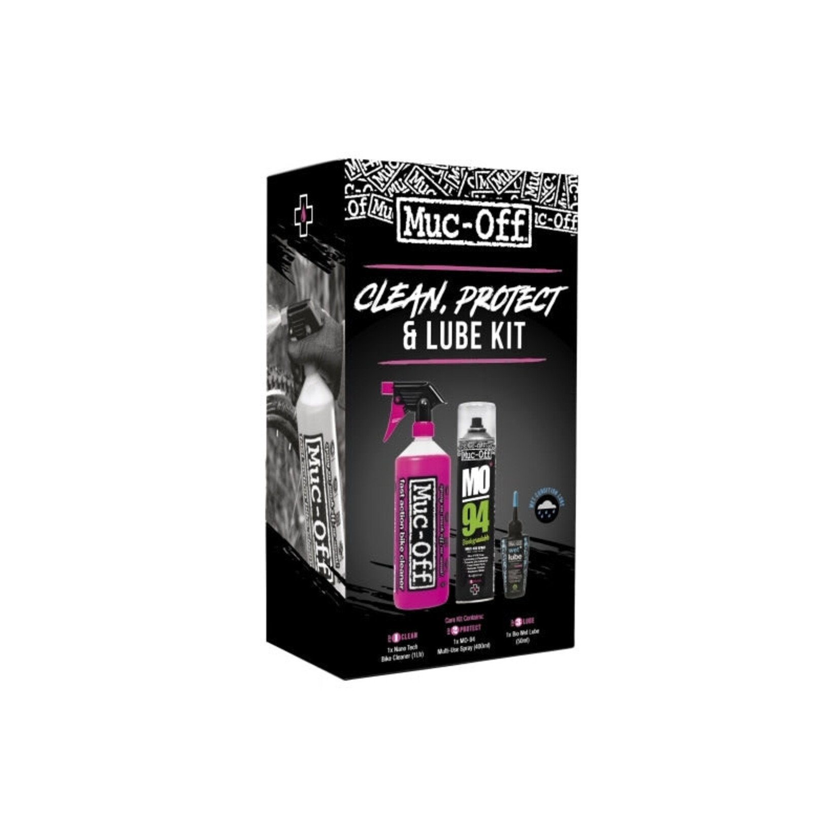 Muc-Off KIT CLEAN/PROTECT/LUBE WET