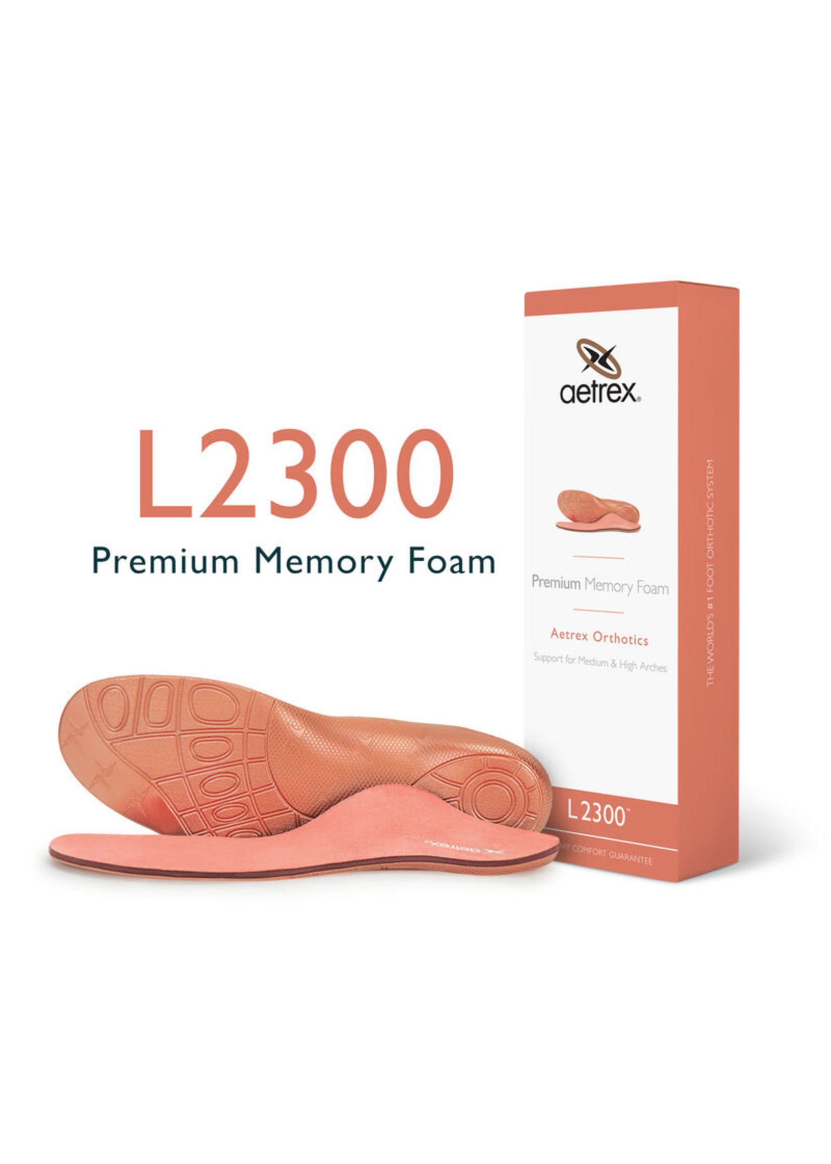 Aetrex Women's Premium Memory Foam Orthotics - Insole for Extra Comfort