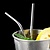 Stainless Steel Straw Straight 10.5in