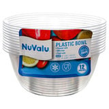  Clear Plastic Bowls 12ct