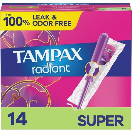 Feminine Hygiene Tampons Super 14ct (Plastic)
