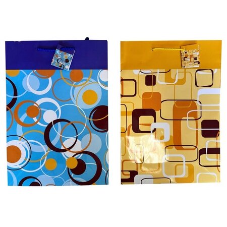 XLarge Abstract Paper Gift Bag 18"x13"x4"