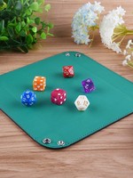 Folding Leather Dice Tray