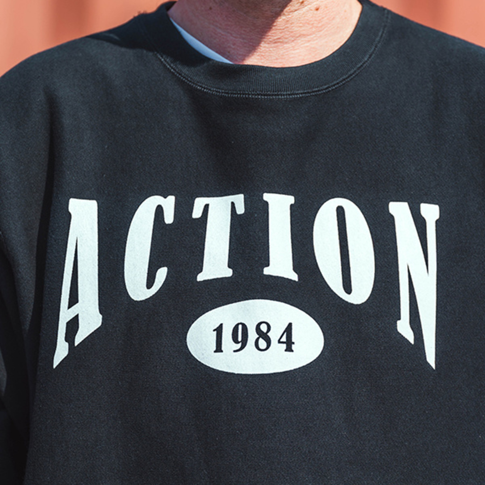 Action Rideshop Varsity Crewneck