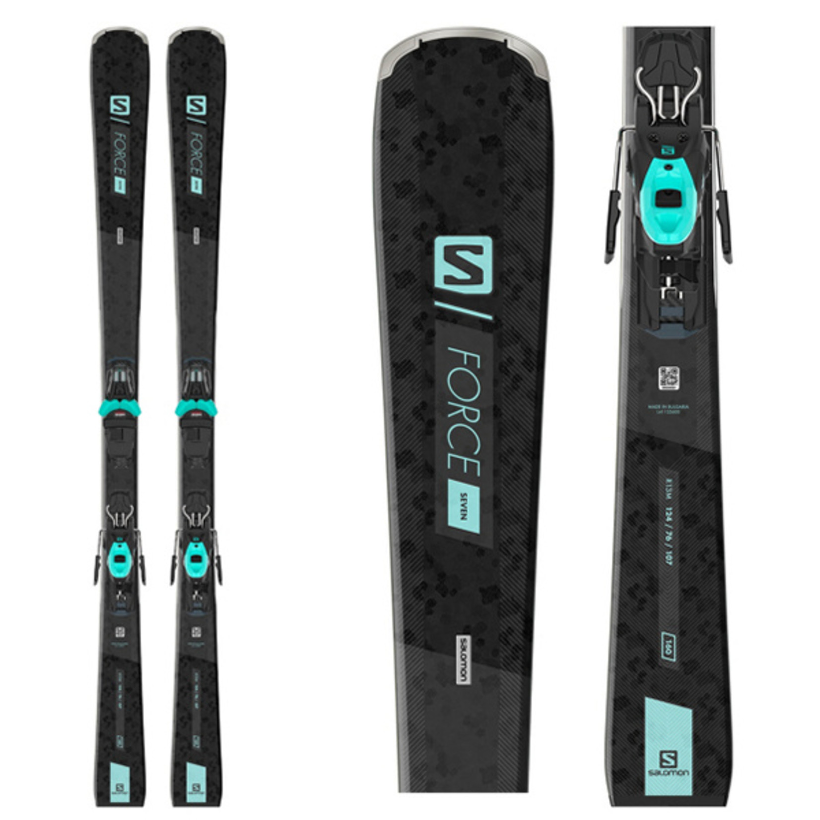 Salomon S/Force W 7 + M10 GW L80 Black/Mint