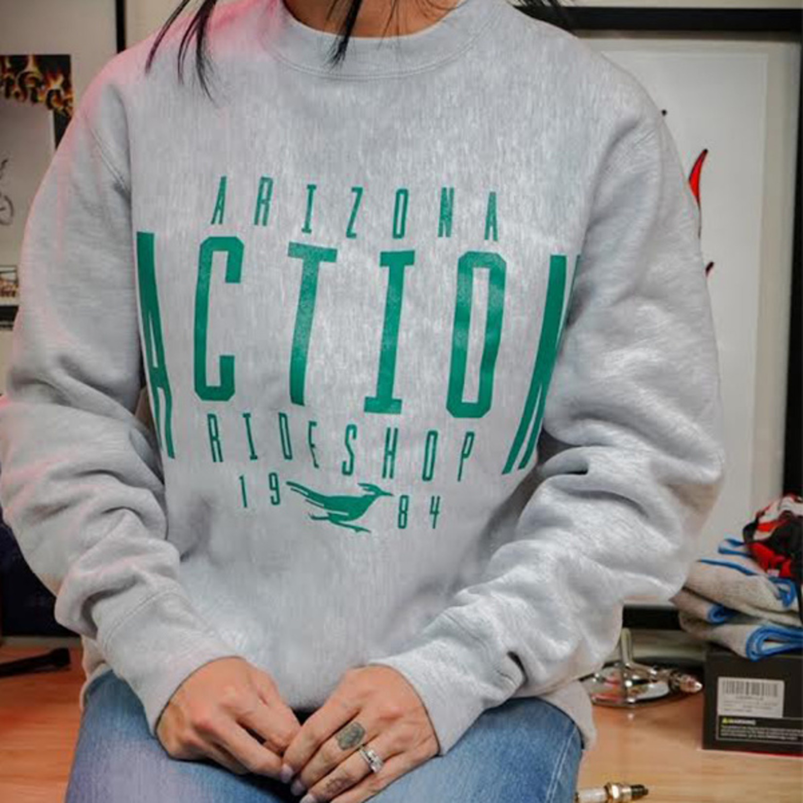 Action Rideshop Beep Beep Crewneck Sweater