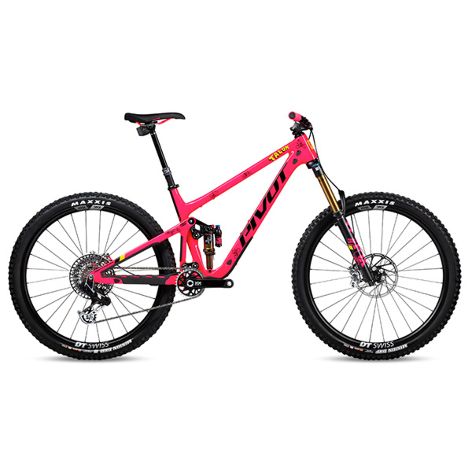 Pivot Cycles Switchblade Pro X0 AXS with Carbon Wheels V6 Pink Talon 29"