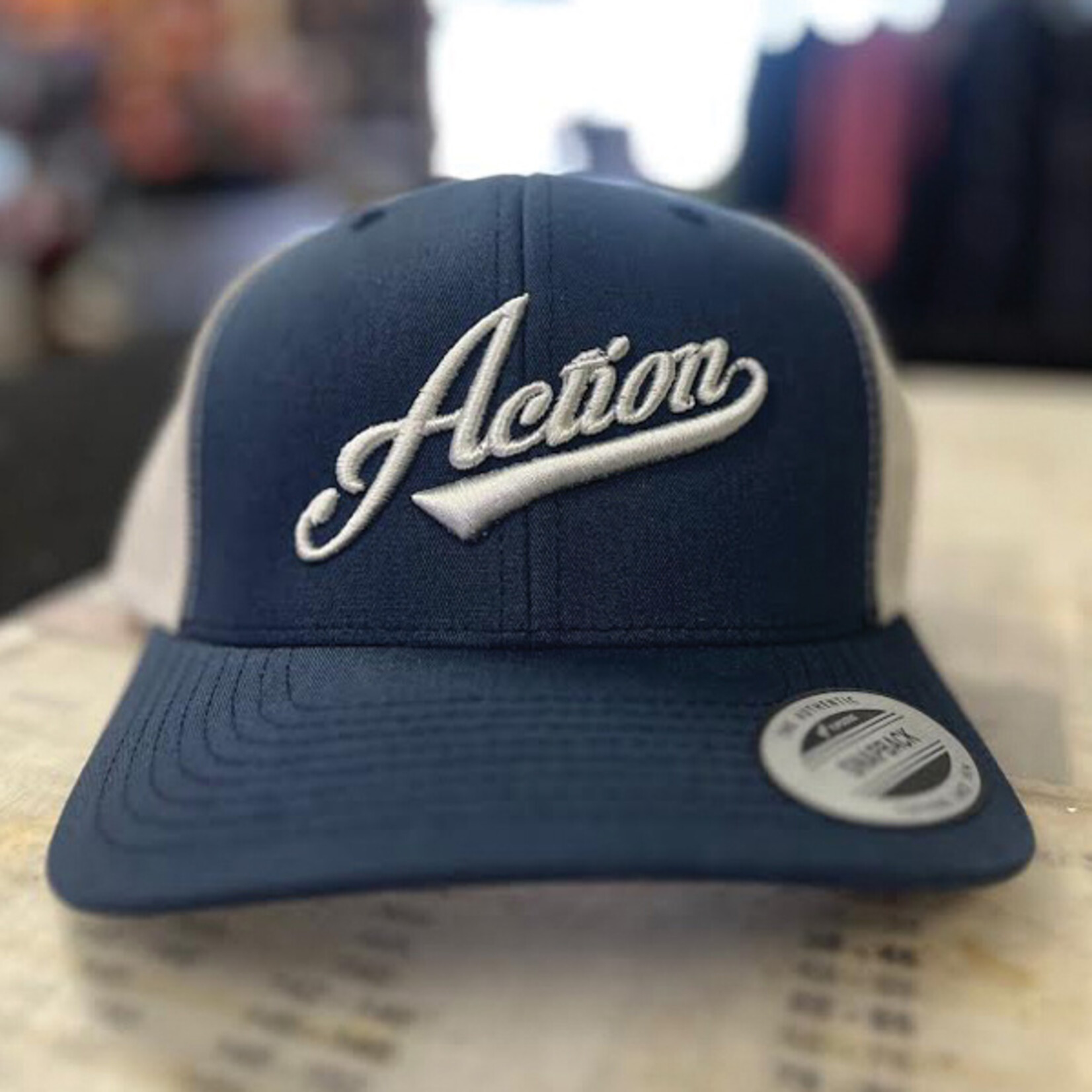 Action Rideshop Baseball Logo Hats