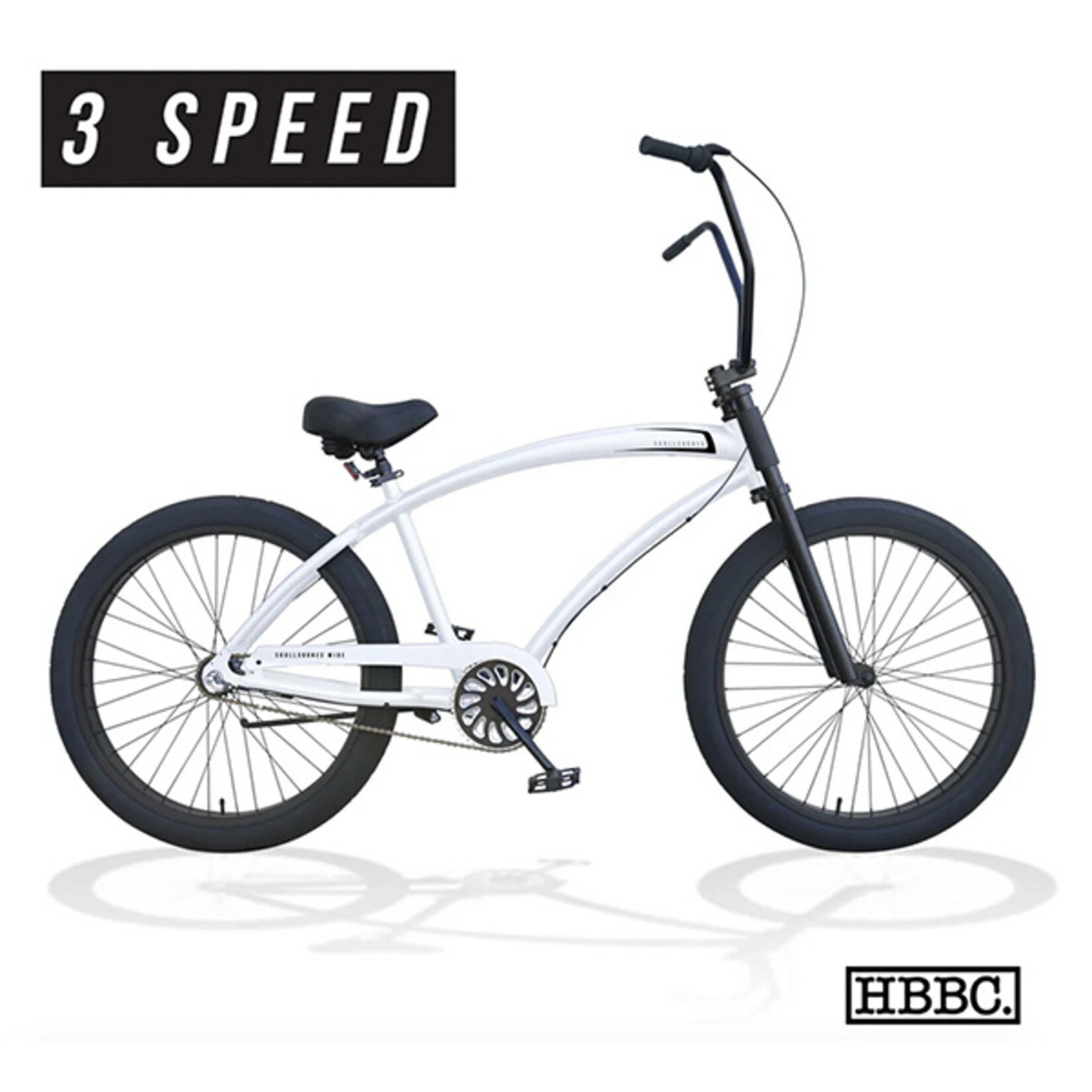 HBBC SkullxBones Alloy Wide 3 spd