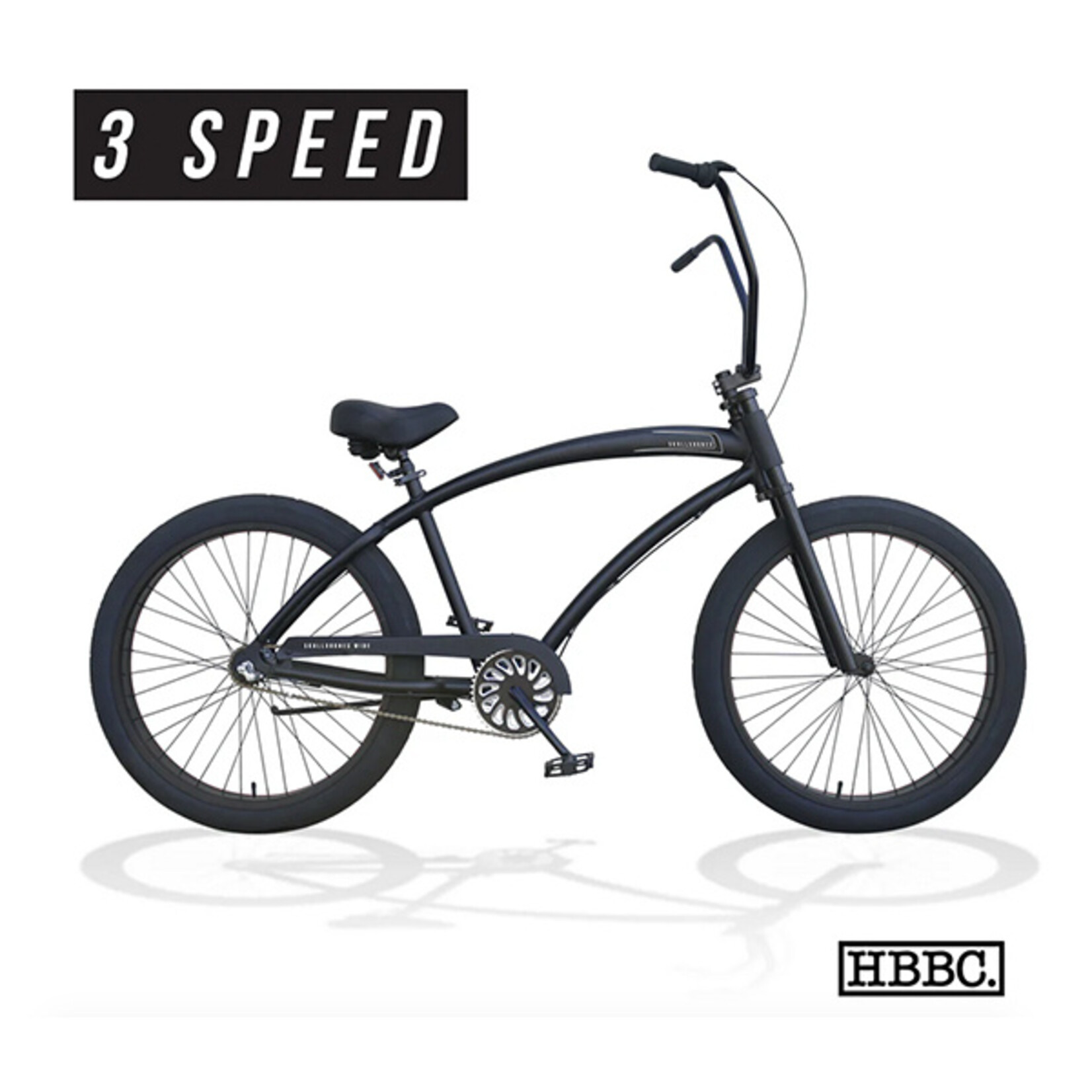 HBBC SkullxBones Alloy Wide 3 spd