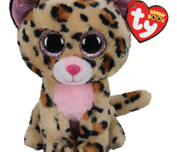 Ty -Livvie - Brown and Pink Leopard