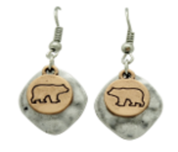 Earrings - Bear