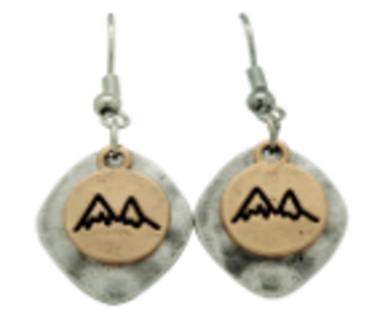 Earrings - Mountains