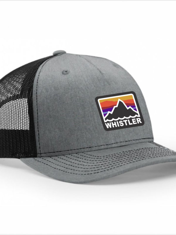 Ballcap - Peaks & Waves  Patch - Whistler LH2000 Hthr. Grey/Black