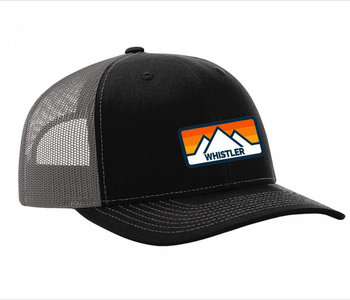 Ballcap - Mountain Retro  Patch - Whistler LH2000 Black/Charcoal