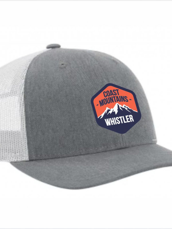 Ballcap - Hexagon Mountains  Patch - Whistler LH2000 Hthr. Grey/White