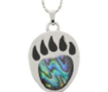 Necklace - Abalone Paw