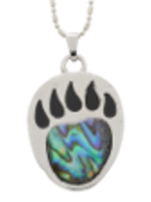 Necklace - Abalone Paw