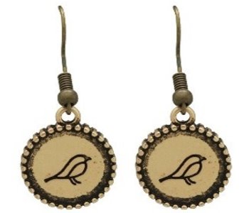 Earrings - Bird