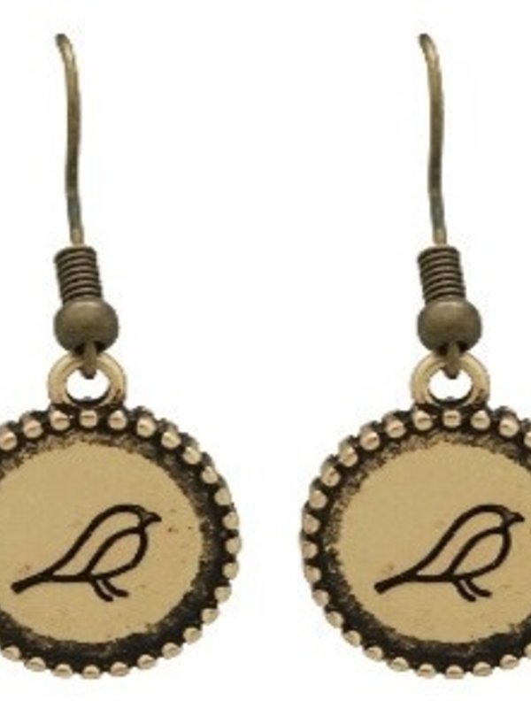Earrings - Bird