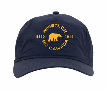Ballcap - Emb. Minimalist Bear Est 1914 - Whistler - LH4000 Navy - Nylon