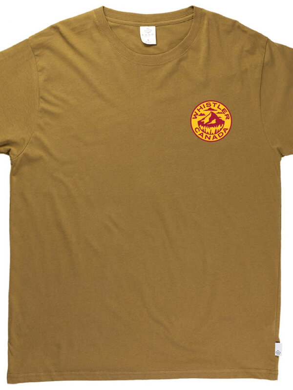 Mountain Scene Circle L/C F/B - Whistler BC - T-Shirt - Squash -Scn.