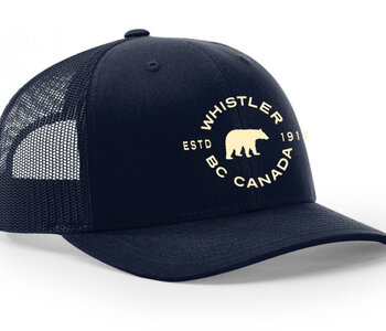 Ballcap - Emb. Minimalist Bear Est 1914 - Whistler - LH2100 Navy/Navy