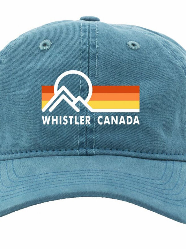 Ballcap - Emb. Updated Mountain Moon - Whistler 1500 Sea Salt
